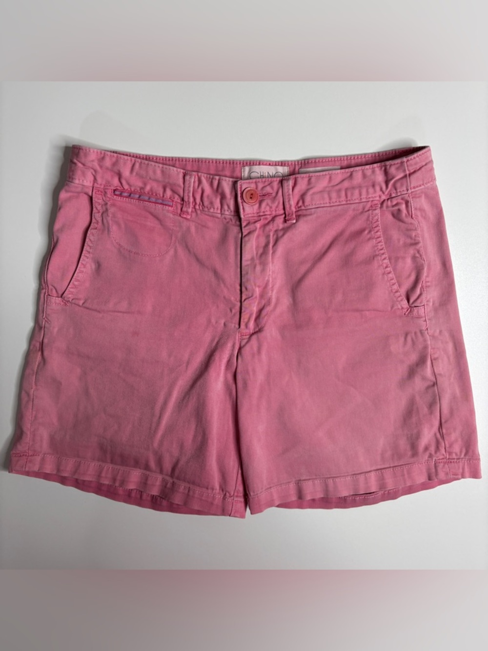 Anthropologie Chino Pink Shorts Size 27 Relaxed Fit